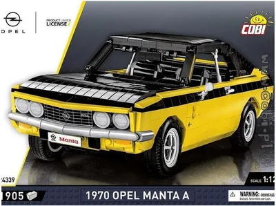Produktbild von COBI Opel Manta A 1970, Bausteine, 10 Jahr(e), 1905 Stück(e)