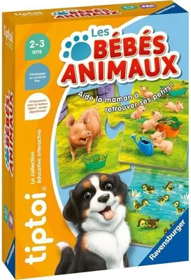 Produktbild von Tiptoi Lernspiel Les bébés animaux, Ab 2 Jahren, Interaktiv, Ravensburger