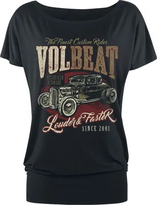 Produktbild von Volbeat T-Shirt Damen Louder And Faster schwarz M