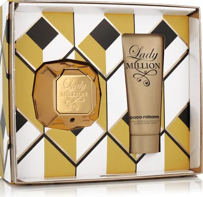 Produktbild von Edp Spray 80ml/Body Lotion 100ml Paco Rabanne Lady Million Giftset
