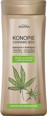 Imagen del producto de Joanna Konopie, Champú hidratante y fortalecedor para cabello delicado, 200 ml