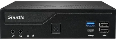 Produktbild von SHUTTLE Barebone XPC slim DH610V2 LGA1700 2xSODIMM 2xM.2 1xHDMI 2xDP