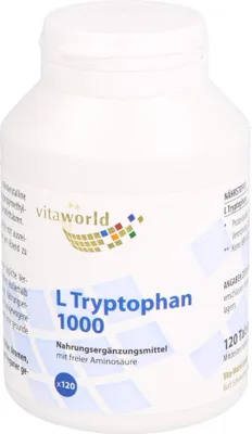 Immagine prodotto di vitaworld L Triptofano 1000 Compresse, 120 Compresse