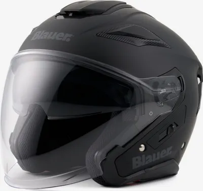 Produktbild von Blauer JJ-01 Monocolor Jethelm, schwarz matt, XS (52/54)