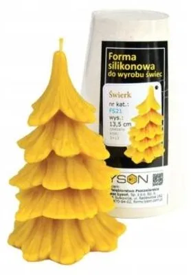 Produktbild von Łysoń Silikonform Fichte Kerzenherstellung