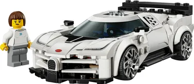 Produktbild von LEGO Speed Champions Bugatti Centodieci Hypersportwagen - LEGO Rennauto zum Bauen und Ausstellen - Fahrer Minifigur zum Sammeln - Geschenk für Jungen und Mädchen ab 9 Jahren und Erwachsene 77240