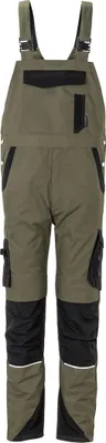 Produktbild von Größe 98 Planam Norit Herren Latzhose  oliv schwarz Modell 6525