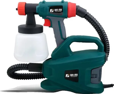 Produktbild von Elektrische Spritzpistole, Düsendurchmesser 2,5 mm, 800 W Ausgangsleistung, 900 ml Behältervolumen, Leerlaufdrehzahl 1800 U/min, Gewicht 2,5 kg