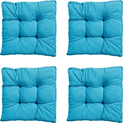 Produktbild von Madison - Sitzkissen Florance Panama aqua - Ca. 47x47 cm - 4er-Set
