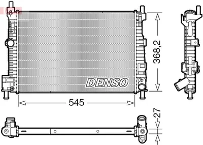 Obrázek produktu pro DENSO Chladič, chlazení motoru DRM44045