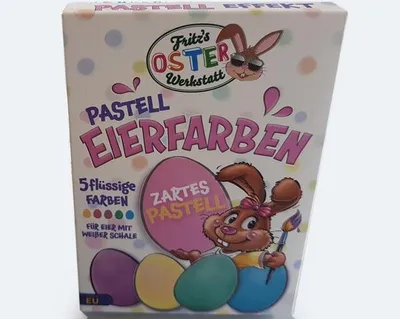 Obrázek produktu pro Tekuté barvy na vejce Fritz's Osterwerkstatt pastel 5 barev na bílá vejce