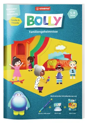 Produktbild von Übungsheft & App-Welt STABILO BOLLY – Familie & Freunde – Passend zu smartem Schreiblern-Stift LUNIS graph