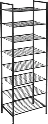 Image de Étagère à chaussures, rangement pour chaussures, 30,5 cm (P) x 44,6 cm (L) x 128,5 cm (H)