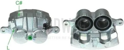 Produktbild von BUDWEG CALIPER Bremssattel Vorne Links für HYUNDAI H-1 Travel (TQ) 344472