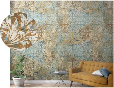 Produktbild von NEWROOM Tapete Yamina Beige Vliestapete - Modern Muster Ornamente Germany