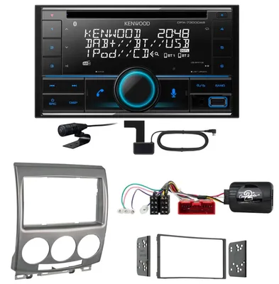 Produktbild von Kenwood DPX-7300DAB Bluetooth Digitalradio USB CD Einbauset für Mazda 5 CR