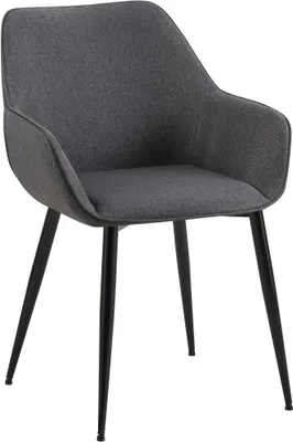 Produktbild von Esszimmerstuhl HLO-CP106 Stoff  dunkelgrau