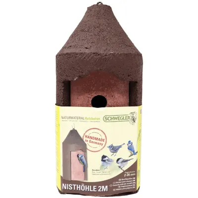 Image de SCHWEGLER Nichoir 26mm pour petits oiseaux, à suspendre librement