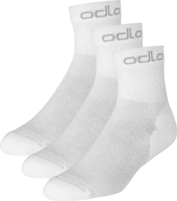 Produktbild von Odlo Active 3 Pack Socks quarter wht | Atmungsaktiv, bequem, speziell behandelt