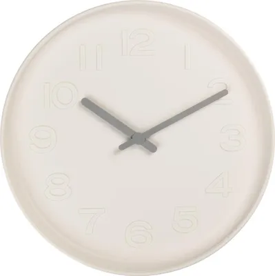 Produktbild von Clayre & Eef Wanduhr Ø 32x4 cm Weiß Kunststoff