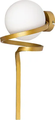 Produktbild von Rabalux 71136 Wandleuchte Sarabi, E27, gold-weiß, Kugel-rund, Modern, ø150mm