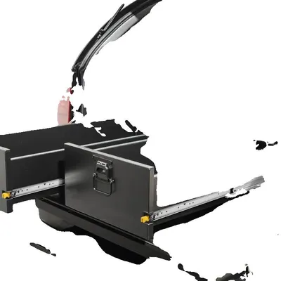 Obrázek produktu pro Kolejnice pro zásuvky, délka 762 mm, nosnost 226,8 kg, boční montáž, plný výsuv, kuličková ložiska