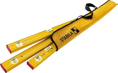 Image de Set de niveaux à bulle PRO 80 AS STABILA 120/ 60/ 30 cm + Housse - 19714