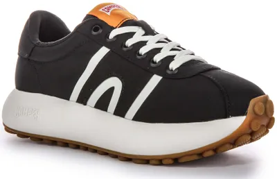 Produktbild von Camper Pelotas Athensw Advance Kühne Ästhetik Lace Up Textil Sneaker in Schwarz – 5W UK - 38 EU - 7.5W US / Black