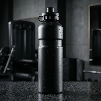 Immagine prodotto di Borraccia Point in alluminio da 750 ml, colore nero