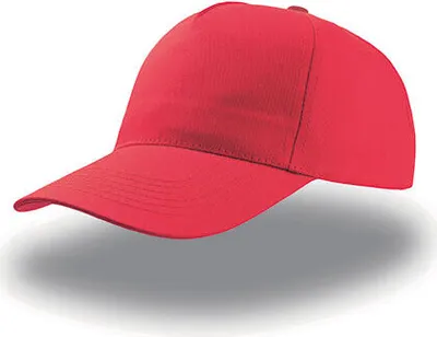 Immagine prodotto di Atlantis | Start Five Cap / Berretto / Cappello - Colore: Rosso - Taglia: Unica