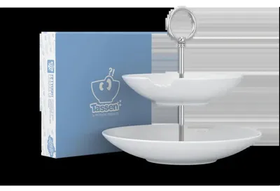 Zdjęcie produktu dla FIFTYEIGHT PRODUCTS T023501 FIFTYEIGHT Food-Tempel 2 Stufig, tiefe Teller mit Biss