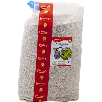 Produktbild von zookauf Aquarienkies weiß 1 - 2 mm 25 kg