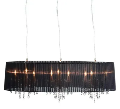 Immagine prodotto di Lampada a sospensione ACA Textile 3P1200BK