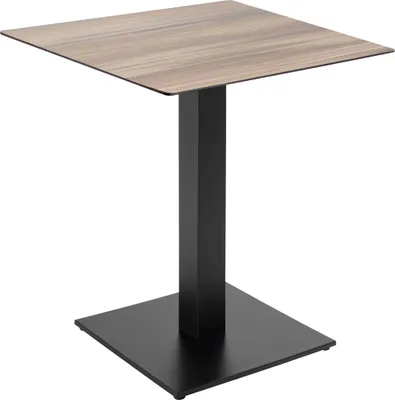 Produktbild von Esstisch 70 x 70 cm dunkle Eichenverkleidung - Oviala Opéra