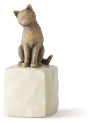 Immagine prodotto di Figurina scura Willow Tree Love My Cat