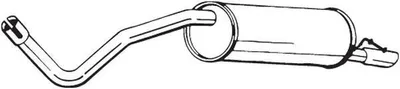 Produktbild von BOSAL 279-645 Endschalldämpfer für VW Polo Schrägheck (6R1, 6C1) Auspuff