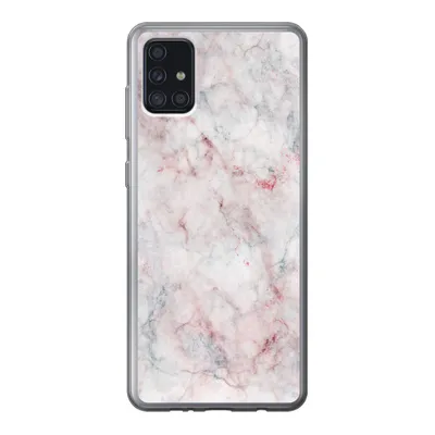 Produktbild von MuchoWow® Handyhülle Schutzhülle Hülle für Samsung Galaxy A52 5G Marmor - Rot - Naturstein Silikon Softcase Handy Hülle - Umschlag