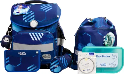 Produktbild von School Mood Timeless Pro Jonas Fußball Schulranzen Set 7tlg.