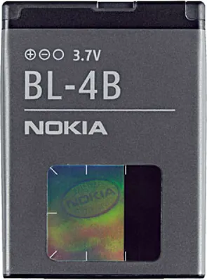 Produktbild von Nokia BL-4B Akku für 2630, 2660, 2760, 5000, 6111, 7070 Prism, 7370, 7373, 7500 Prism, N76