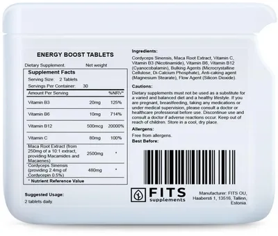 Obrázek produktu pro Energy Boost 60 tablet