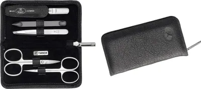 Image de Zwilling TWINOX Maniküre und Pediküre Etui aus Yakleder Schwarz (98681-004-0)