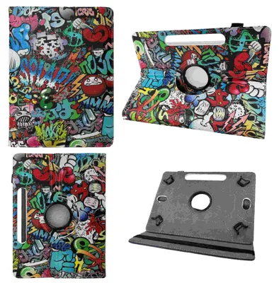 Productafbeelding van Voor Apple iPad Air 11 inch 2025 / 2024: 360 graden draaibare tablethoes van kunstleer. Beschermhoes