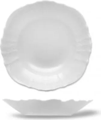 Produktbild von Porzellanschale tief, 25 cm, Bernadotte, tschechisches Porzellan, weiß, Thun 1794