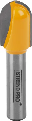 Productafbeelding van Freestel voor hout, Strend Pro, 8 mm, YC1908, bovenfrees, diameter 25,40 mm, hoogte 22,50 mm, radius 12,70 mm