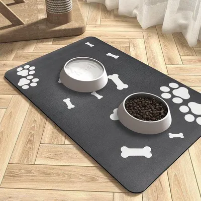 Productafbeelding van Famanu antislip badmat - 40 x 60 cm, waterafstotend, zwart