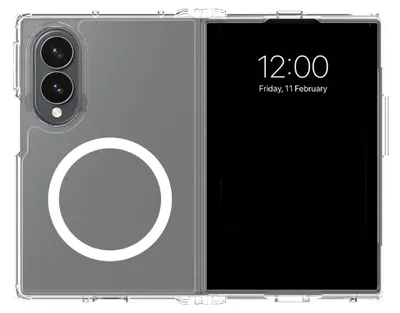 Image de Coque arrière Accezz Xtreme Impact avec MagSafe pour Samsung Galaxy Z Fold 8 - Transparente