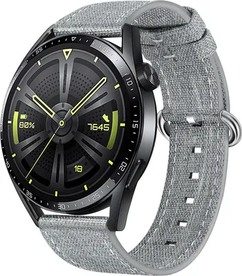 Produktbild von BStrap Denim Armband für Garmin Vivoactive 5, gray