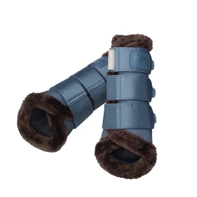 Produktbild von Eskadron MESH FAUXFUR Gamaschen vintageblue Platinum 20, Größe:XL