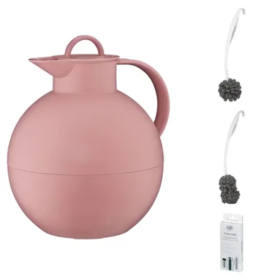 Zdjęcie produktu dla alfi KUGEL Isolierkanne – Vorteilsset mit Reinigungsbürste CLEAN FIX 30 cm