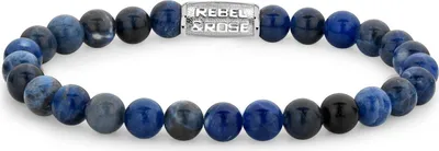 Produktbild von Rebel and Rose Stones Only RR-60012-S Herrenarmband, Armbandumfang:20cm